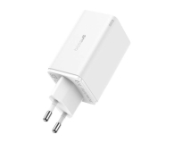 Baseus Ładowarka sieciowa GaN6 Pro, 2xUSB-C , 2xUSB, 65W (biała) - 1310917 - zdjęcie 1